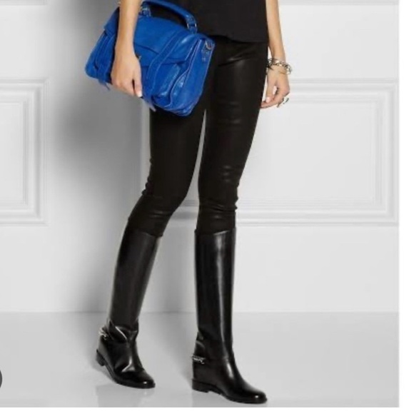 CHRISTIAN LOUBOUTIN Calfskin Ingrassato Croche Cate 20 Boots - Picture 7 of 7